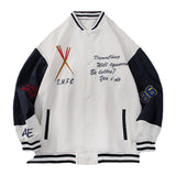 Blue Varsity Jacket Spring and Autumn Coat Men's Teen Jacket Men's Autumn Wear Baseball Uniform