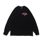 Mens Fall Outfits Paisley Love Cow Puff Print Long Sleeve T-shirt Men and Women Autumn Couple's Tops