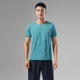 Sweat Wicking Shirt Summer T-shirt Quick Drying Clothes Sports Short Sleeve Men