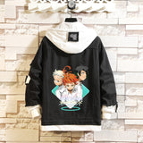 Comic Denim Jacket Clothes Men's and Women's Spring Denim Jacket