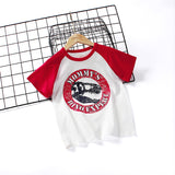 Children T Shrits Summer Boys' Short-Sleeved T-shirt Printed T-shirt Short-Sleeved