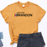 Let's Go Brandon T Shirt Women's Top Short Sleeve T-shirt Women