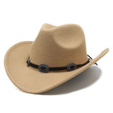 Cowboy Hats Western Cowboy Hat Equestrian Hat Curved Brim Felt Hat for Women