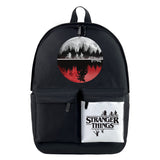 Stranger Things Backpack Nylon Waterproof Cartoons on Both Shoulders Backpack Student Schoolbag Computer Bag