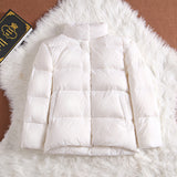 Women Winter Coats Puffer Jacket Down Coat Fall/Winter Down Jacket Female Stand Collar White Duck Down Coat