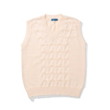 Men Sweater Vest Hollow out Sweater Vest Men's Loose V-neck Sleeveless Sweater Vest