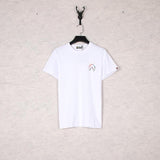 Shark Print T Shirt Camouflage Letter Print Short-Sleeve T-Shirt