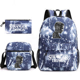 Stranger Things Backpack Pencil Case Shoulder Three-Piece Set