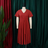Nina Parker plus Size Dresses plus Size Pleated Dress