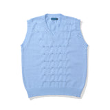 Men Sweater Vest Hollow out Sweater Vest Men's Loose V-neck Sleeveless Sweater Vest