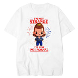 Stranger Things T Shirt Stranger-things-retro-neon Comfortable Loose round Neck