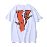 Legends Never Die Vlone Shirt Summer Vlone Cartoon Summer Short Sleeve T-shirt