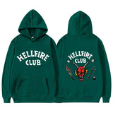 Stranger Things Hellfire Club Hoodie Hooded Sweatshirt Leisure Sports Sweater