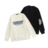 Preppy Aesthetic Sweatshirt Crew Neck Pullover Sweatshirt Loose Casual
