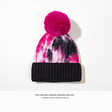 Toboggan Hat Woolen Cap Winter Earflaps Thermal Knitting