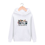 Friends Joey Hoodie Pullover Print Casual Hooded Sweater