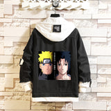 Comic Denim Jacket Men's and Women's Casual Denim Jacket