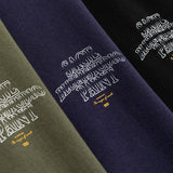 Men's T-Shirt Summer Men's Letter Printed T-shirt Retro Casual