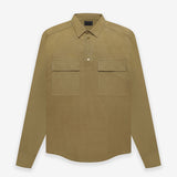 Fog Fear of God Essentials Coat Loose High Street Canvas Tooling Blouse Jerry Same Shirt