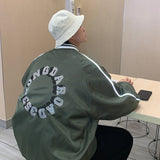 College Jacket Jacket Men's Spring and Autumn Personality Jacket Loose Casual Pu Handsome Baseball Uniform