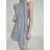 Marilyn Monroe Dress Blue Dress Summer Midi Dress
