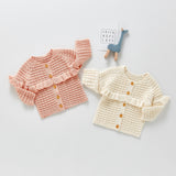 Spring Tops Children's Baby Knitted Cardigan Top Coat