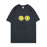 Cpfm T Shirt Printed Smiley Face Short Sleeve T-shirt