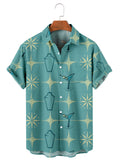 Men Beach T Shirts Men's Fashion Short Sleeve Shirt
