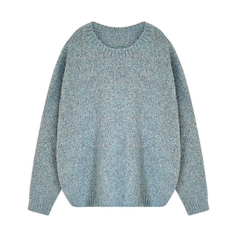 The Rock Turtleneck Loose Large Sweater Autumn Crew Neck Casual Long Sleeve Sweater