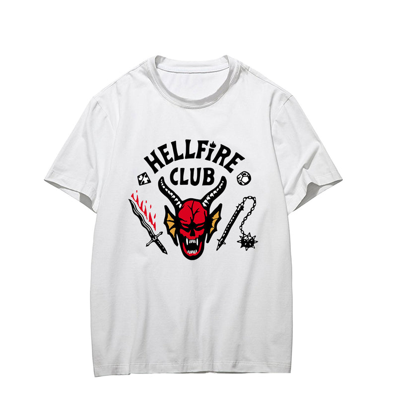 Stranger Things Hellfire Club T Shirt Fashion Loose T-Shirt