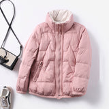 Women Winter Coats Puffer Jacket Down Coat White Duck Down Jacket Women's Winter Medium Thick Short Slim Jacket