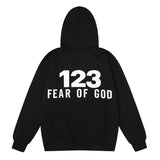 Rrr123 Hoodie Son of God Print Fleece Pullover
