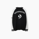 Mens Fall Outfits Oversize Vintage Basketball Sports Style Lapel Long Sleeve T-shirt for Men