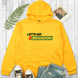 Let'S Go Brandon Hoodie Men'S Women'S Pullover Casual Loose Letter Hooded Sweater