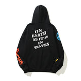 Kanye West KSG Hoodie Autumn and Winter Graffiti Printed Hoodie Men and Women