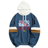 Travis Scott Astroworld Hoodie Men's Sweater Stitching Hoodie Sports