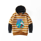 Children Boy Hoodie Spring and Autumn Boys Hooded Sweatshirt Striped Long Sleeve