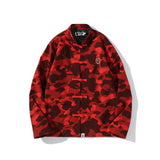 Bape Military Jacket Camouflage Jacket Men'S Casual Jacket