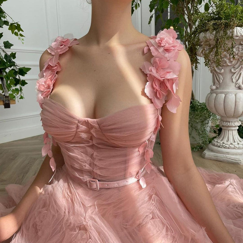 Olivia Wilde Dress Flower Strap Dress Gauzy Gown Dating