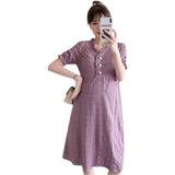 Maternity Clothes Dress Summer Maternity Dress for Pregnant Women