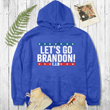 Let'S Go Brandon Hoodie Letter Sweater Men'S And Women'S Long Sleeves Hooded Sweater