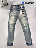 Purple Brand Jeans Paint Worn Jeans #7012