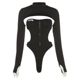 Music Festivals Rave Outfits Girls Tops Fall Women's Clothing Fashion round Neck Long Sleeve