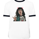 Hellfire Club Shirt Hellfire Club Letter Print T-shirt Short Sleeve
