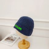 Beanies Lamb Wool Hat for Men and Women Autumn and Winter Letter Labeling Thermal Head Cover Beanie Hat