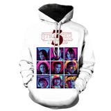 Stranger Things Hellfire Club Coat 3D Digital Printing Anime Hooded Sweater Men's