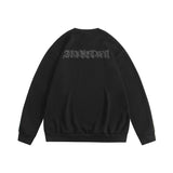 Preppy Aesthetic Sweatshirt Heyhenry Autumn New Sweater Men's and Women's round Neck Letter Pattern Casual Trend Pullover Coat Couple T-shirt