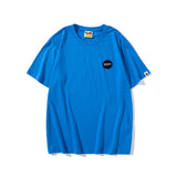 WGM Shirt Short Sleeve Printed round Neck Loose Short Sleeves