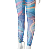 Summer Printed Sexy Backless Gauzy Tight Casual Sports Jumpsuit