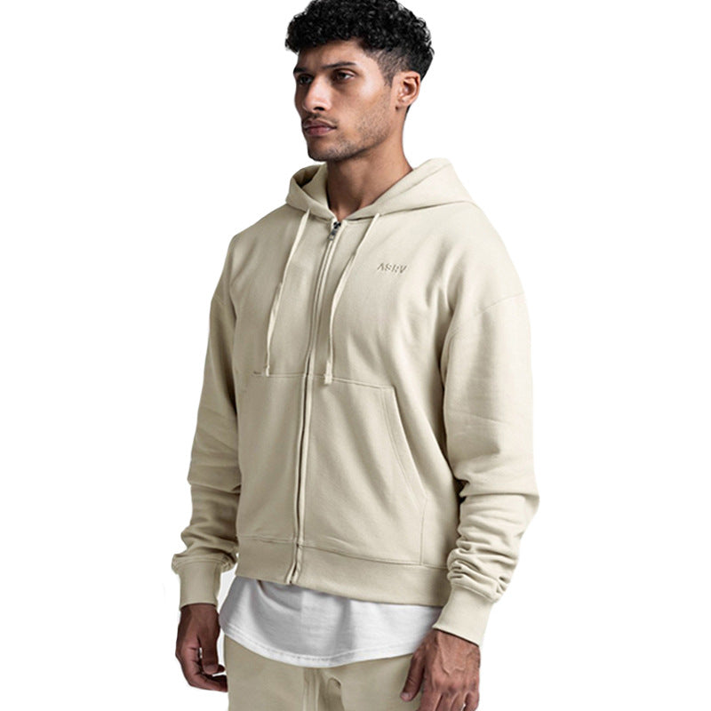 Moisture Wicking Hoodie Embroidered Coat